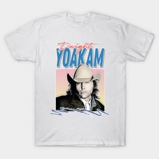 Dwight Yoakam // 80s Styled Retro Design T-Shirt